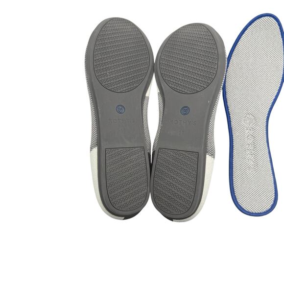 Rothy’s The Flat Captoe Dove‎ Light Grey Women’s Size 11 - Picture 6 of 6